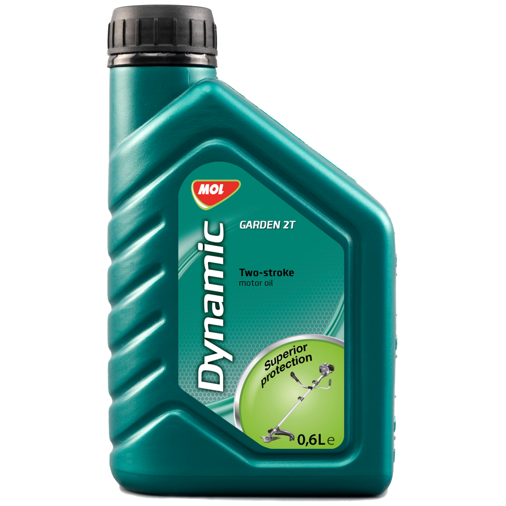 MOL Dynamic Garden 2T 0,6л Високоякісне моторне масло для двотактних двигунів культиваторів, оприскувачів та іншої садов