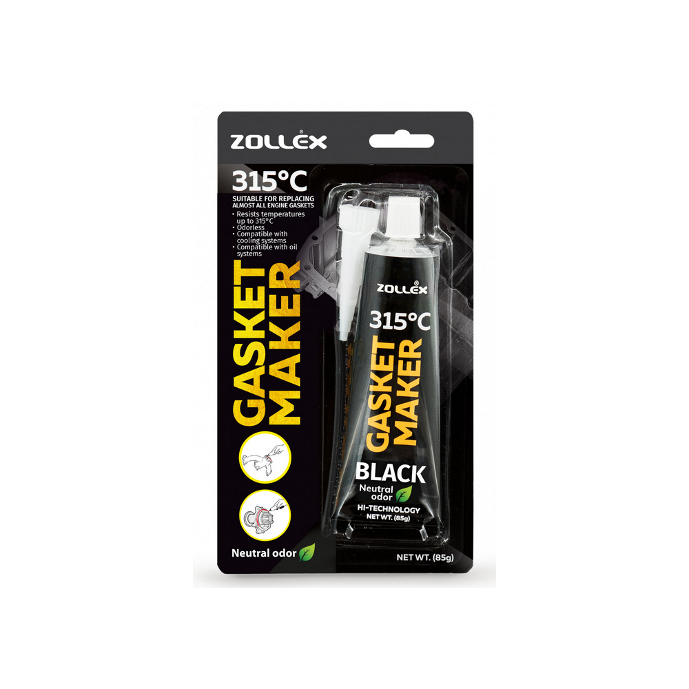 Zollex Герметик прок (чорний) BLACK-85g. Преміум 15009