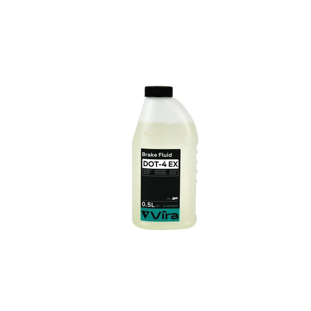 Рідина гальмівна Vira Brake fluid DOT-4 EX  0,5 л.