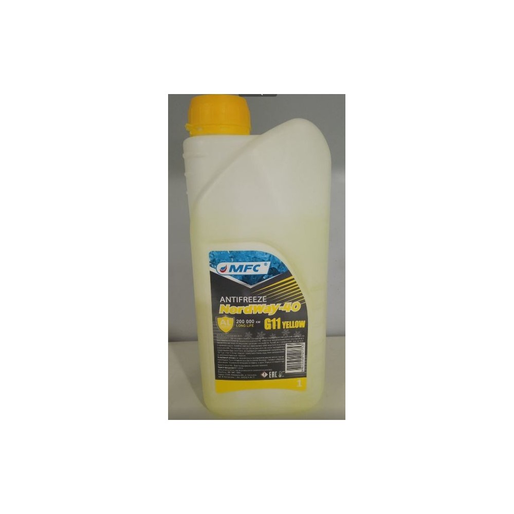 Antifreeze NordWay  G11 Yellow  1 4820250121753