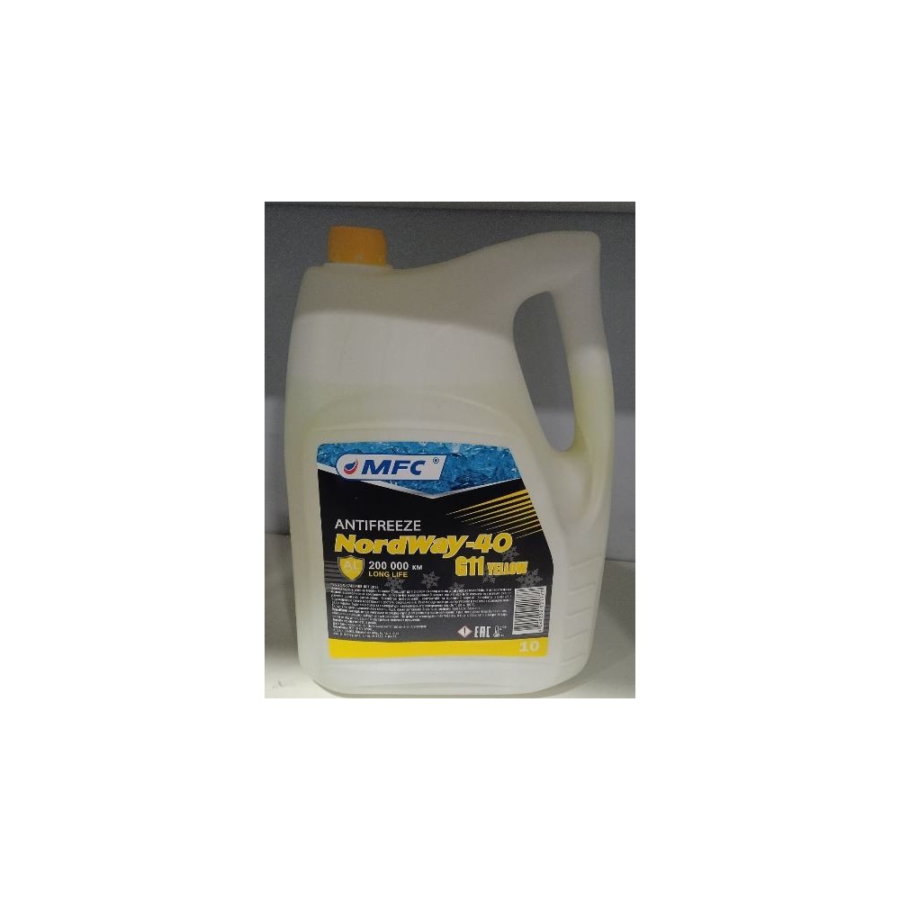 Antifreeze NordWay  G11 Yellow(-42С) 10 4820250121777