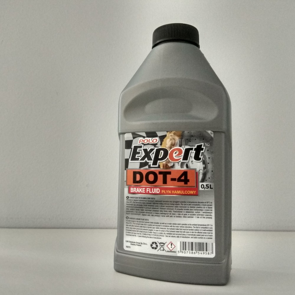 Гальмівна рідина Polo Expert  DOT-4 (флотореагент) 0,5л