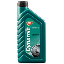 MOL Dynamic Sprint 2T  1л (1/8) Високоякісне напівсинтетичне моторне масло для двотактних двигунів мотоциклів  API TC+